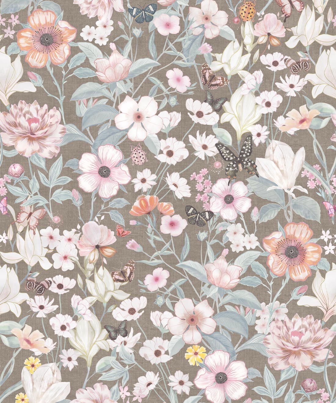 Barney Vintage Wallpaper, Sable