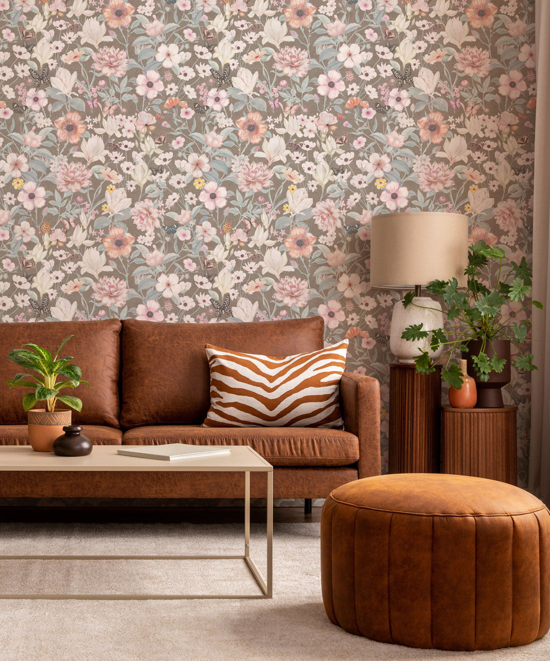 Barney Vintage Wallpaper, Sable
