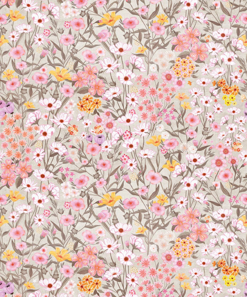 Barney’s Fields Wallpaper, Distressed Wheat
