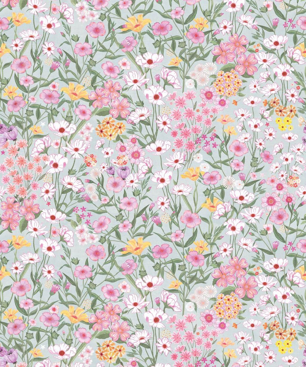 Barney’s Fields Wallpaper, Light Linen Bee
