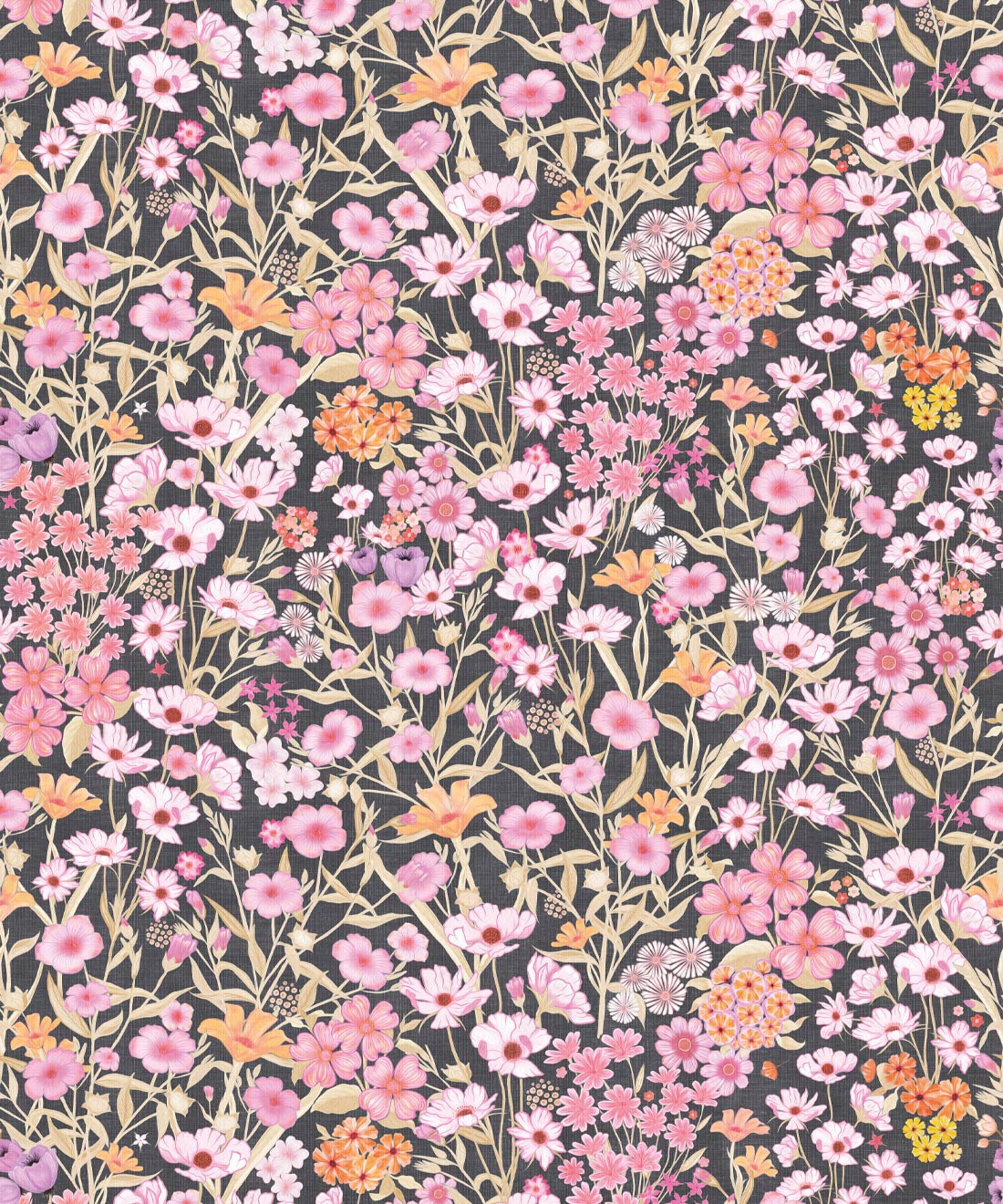 Barney’s Fields Wallpaper, Midnight Gold