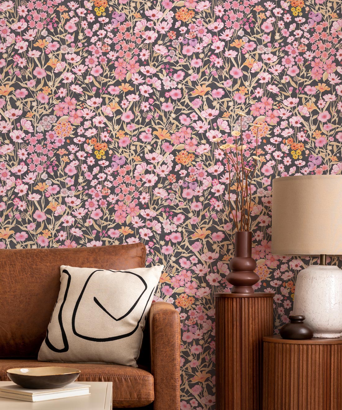 Barney’s Fields Wallpaper, Midnight Gold
