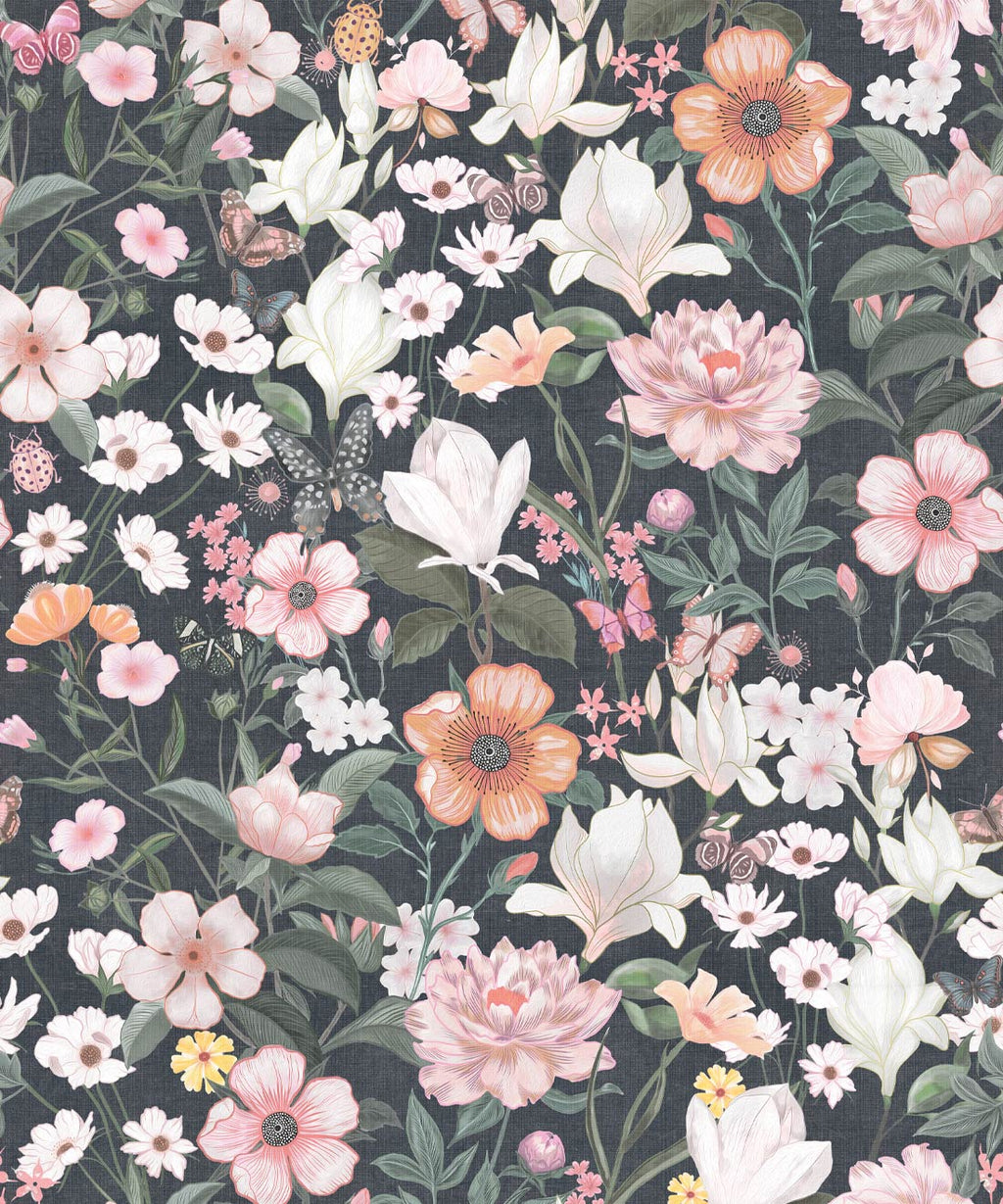 Barney Joy Wallpaper, Denim