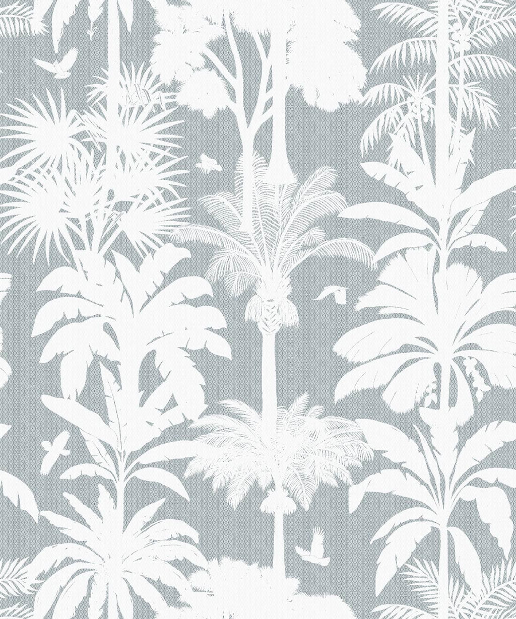 Cockatoo Palms Wallpaper, Bay Linen