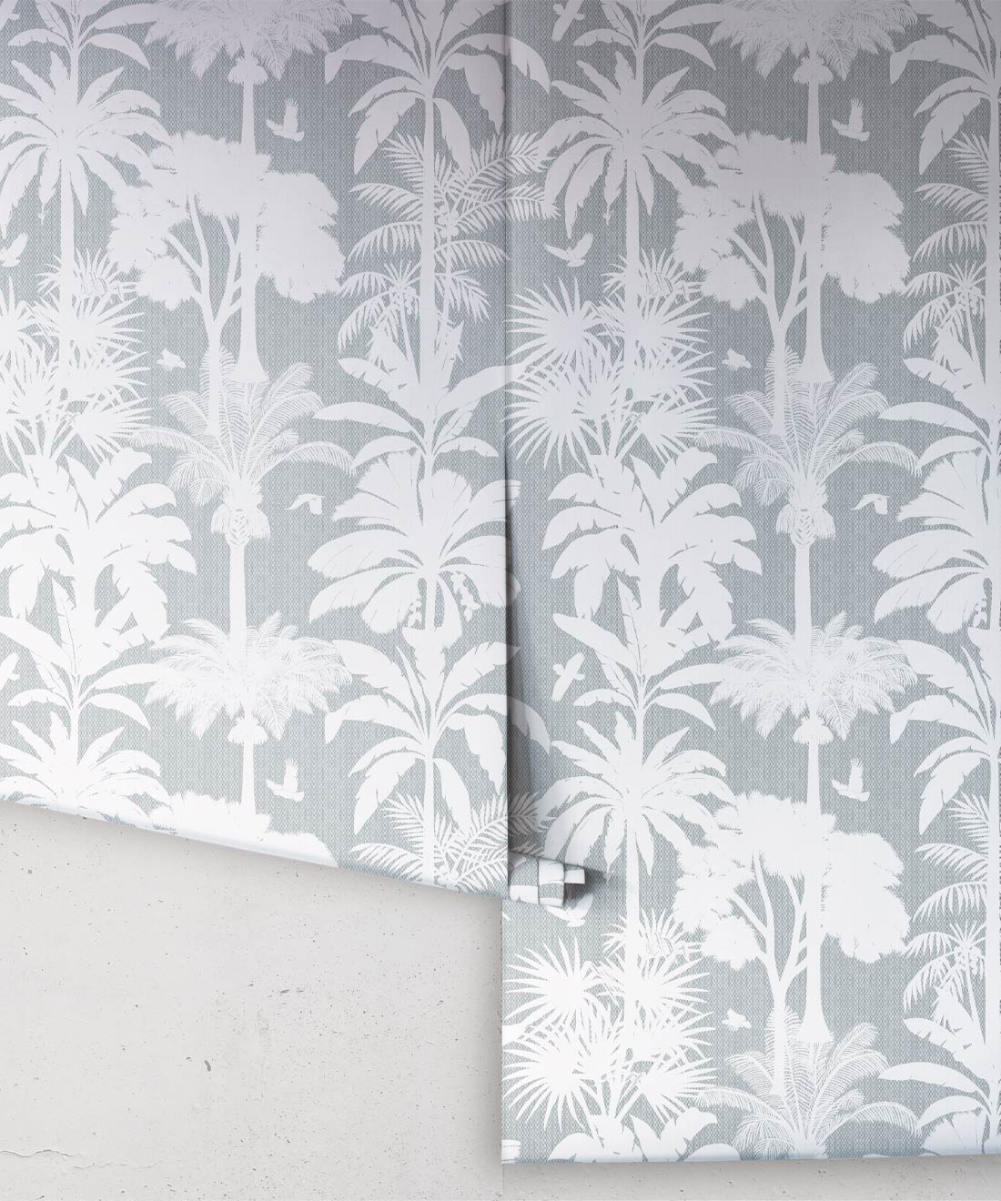 Cockatoo Palms Wallpaper, Bay Linen