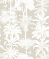 Cockatoo Palms Wallpaper, Raya Linen