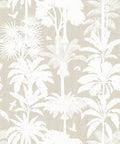 Cockatoo Palms Wallpaper, Raya Linen