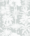 Cockatoo Palms Wallpaper, Stella Linen