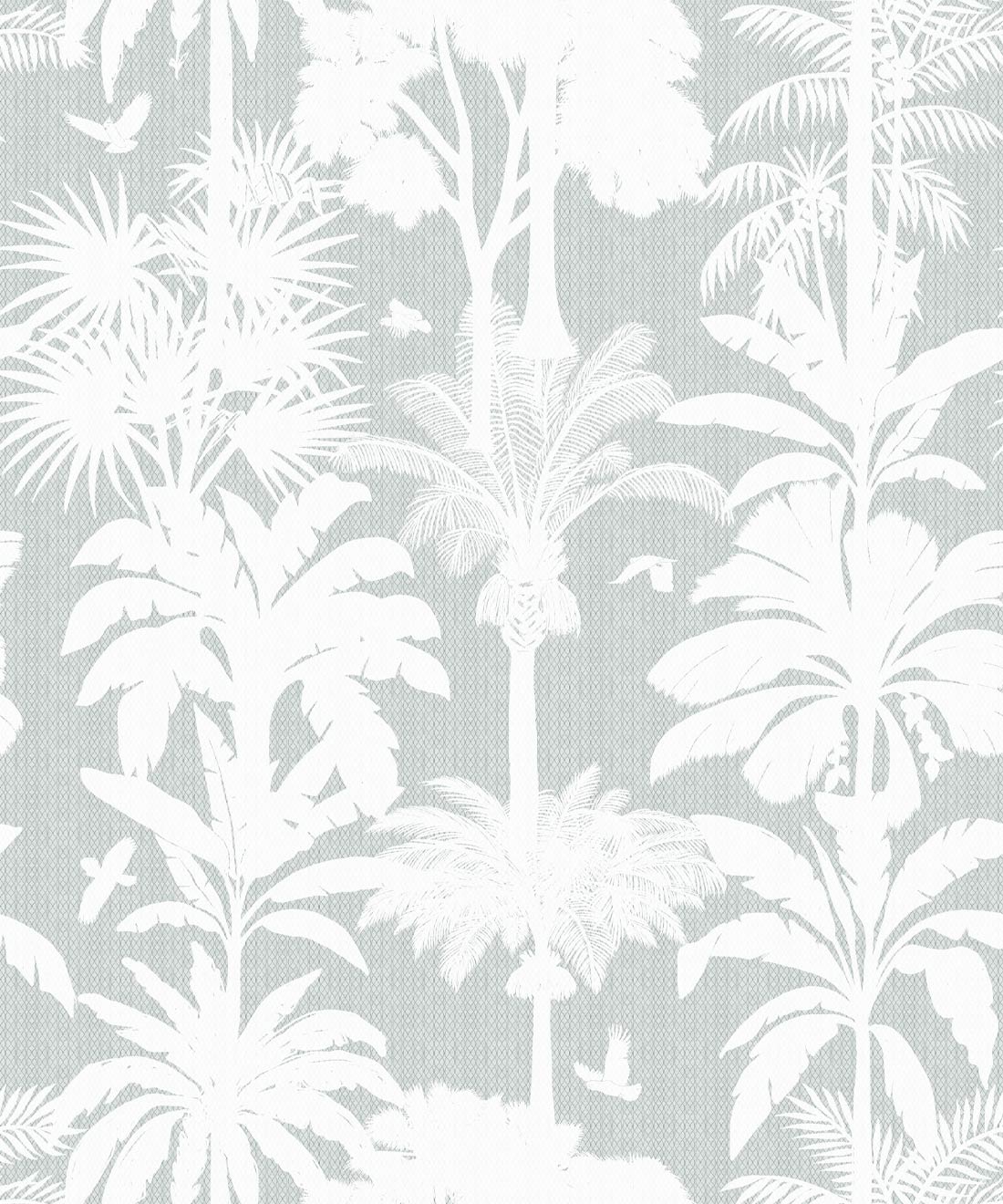 Cockatoo Palms Wallpaper, Stella Linen