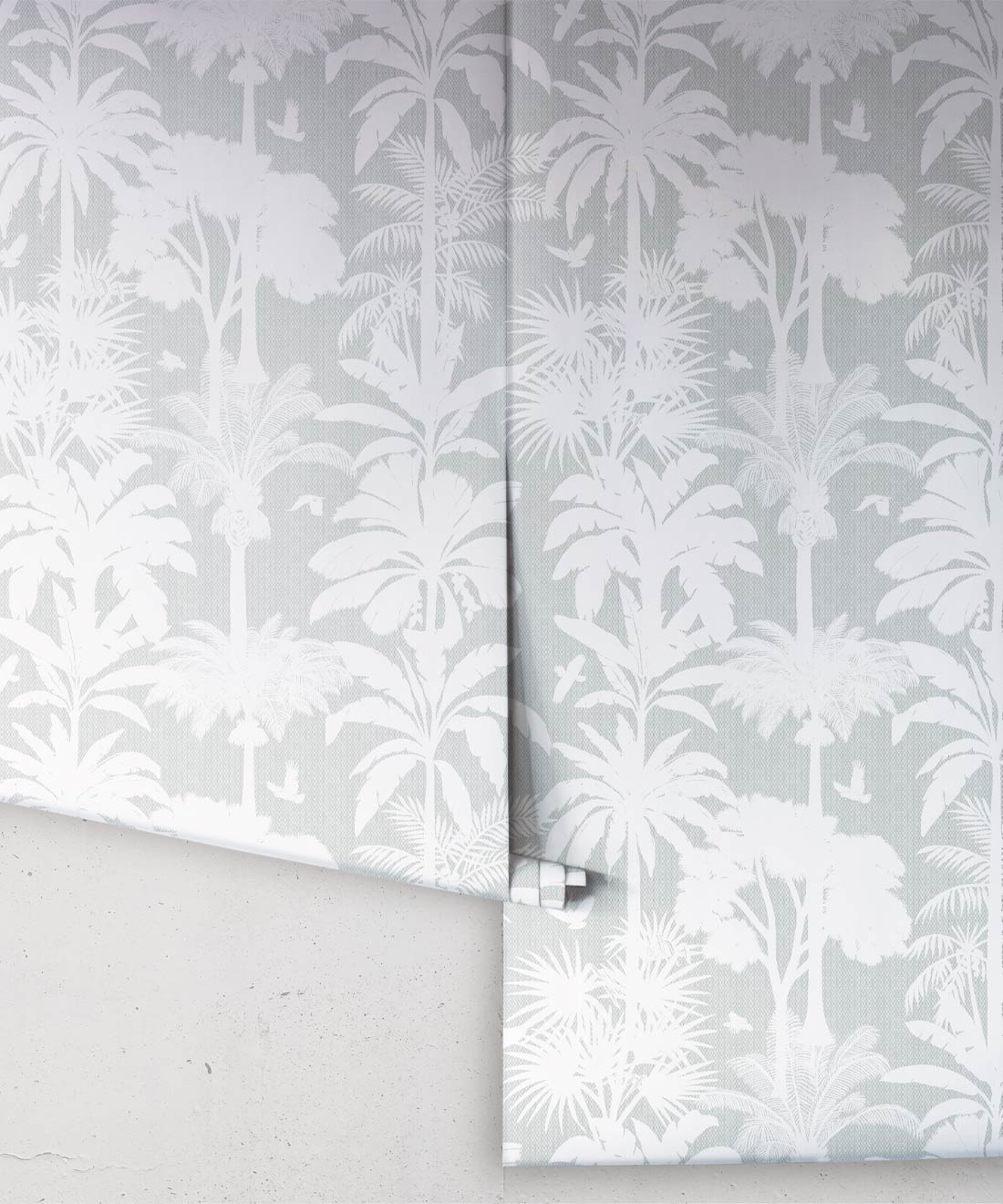 Cockatoo Palms Wallpaper, Stella Linen