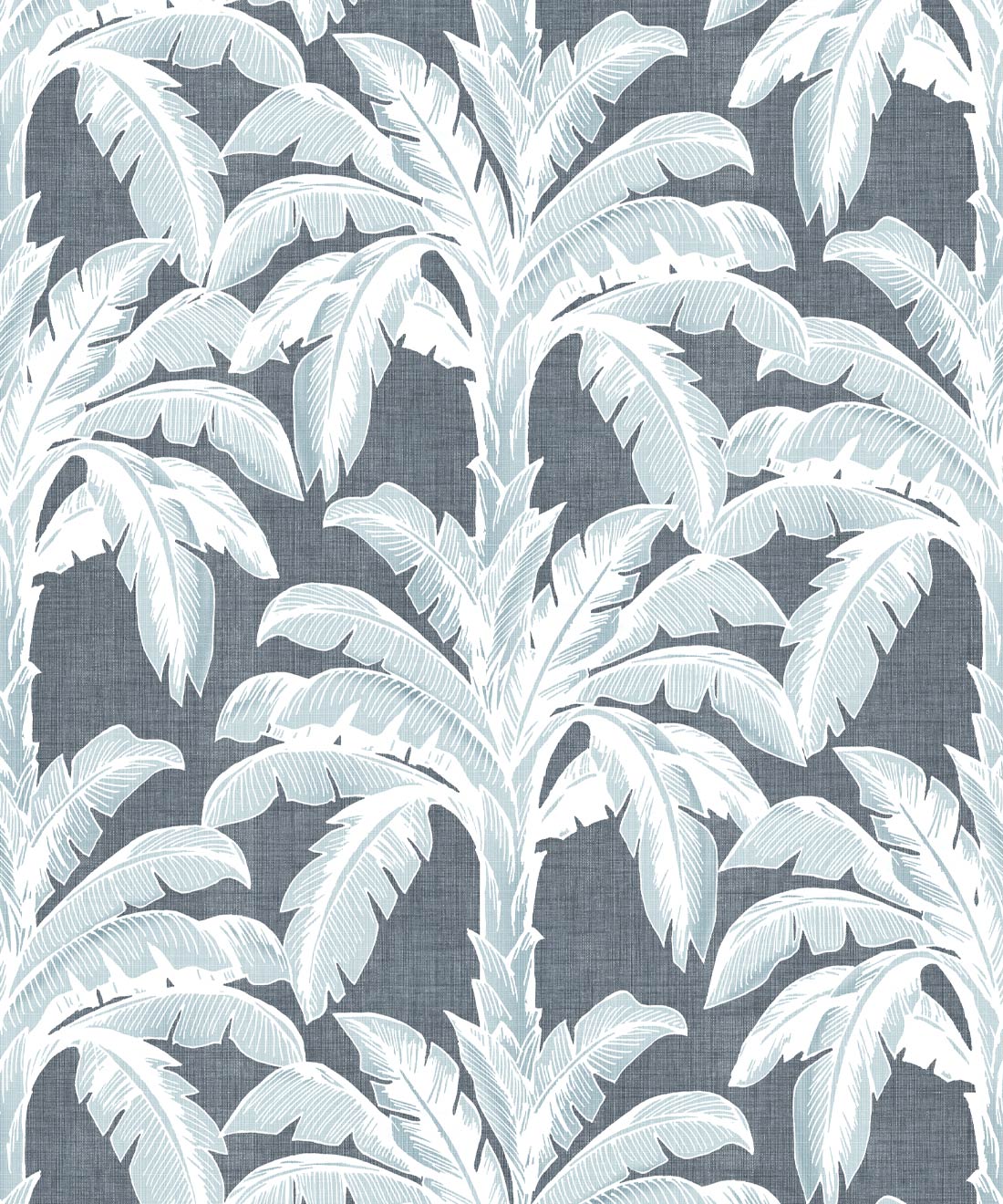 Havana Banana Wallpaper, Bee Denim Linen