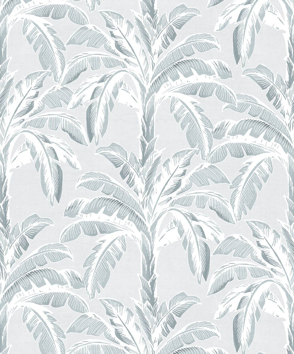 Havana Banana Wallpaper, Mist Silver Bee