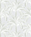 Havana Banana Wallpaper, Silver Leaf