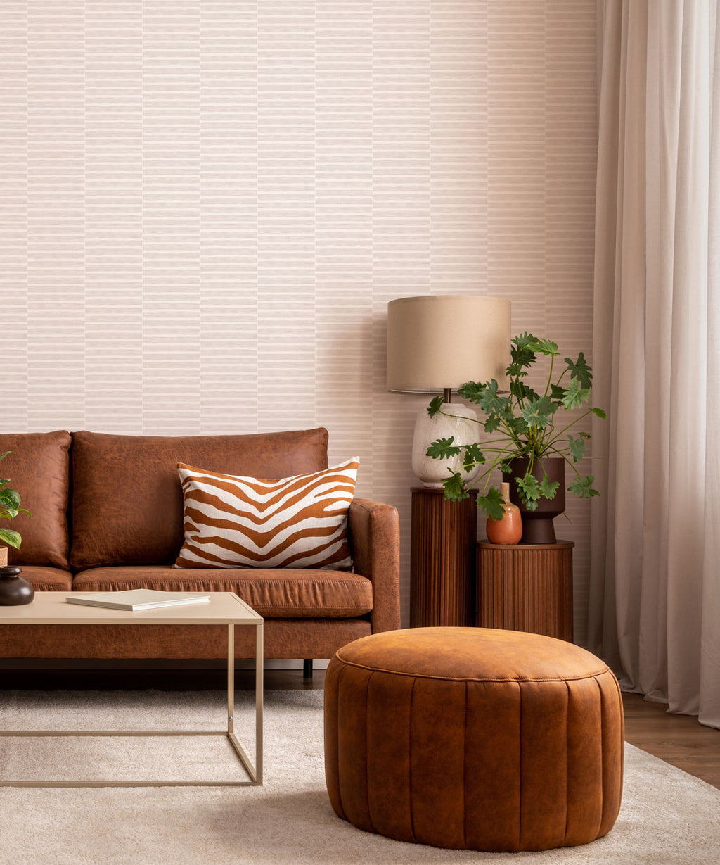 Ladder Wallpaper, Blush