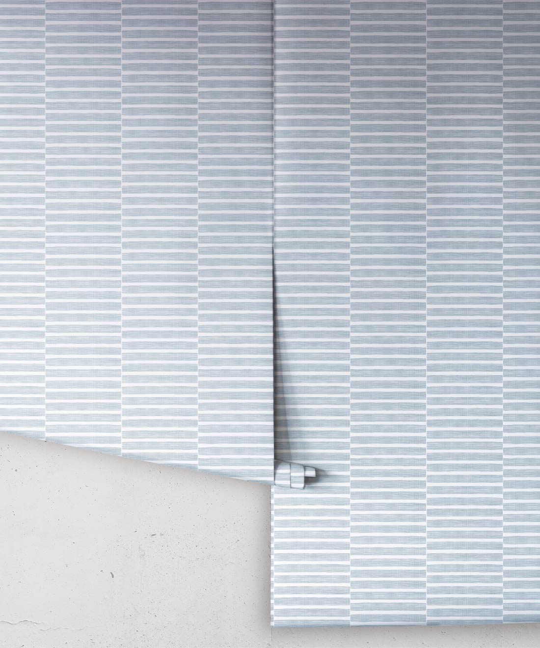 Ladder Wallpaper, Denim