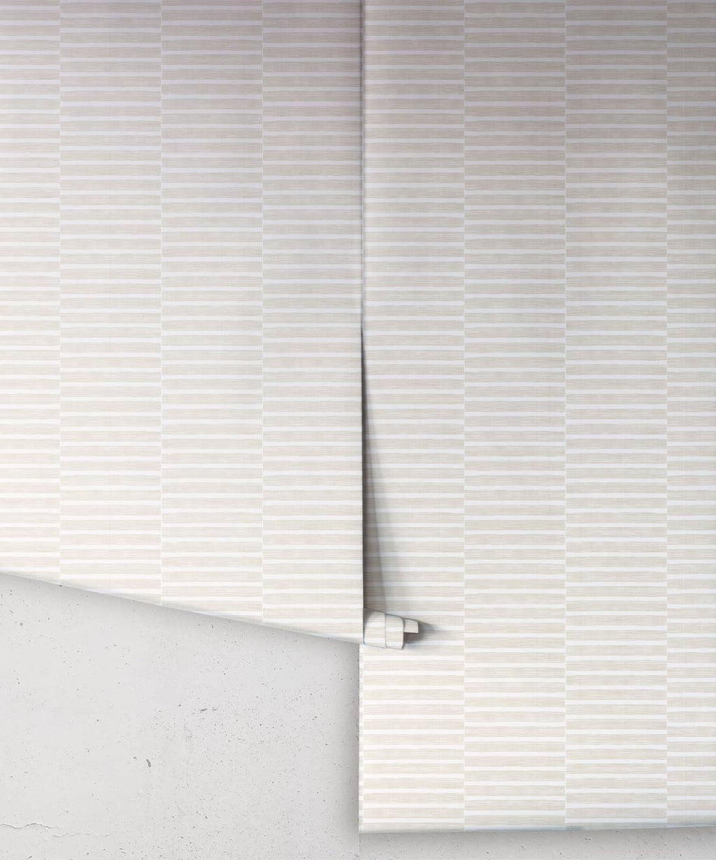 Ladder Wallpaper, Distressed Plaster