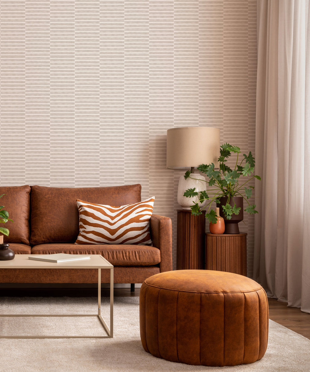 Ladder Wallpaper, Distressed Sable