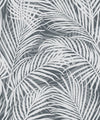 Laguna Palms Wallpaper, Denim