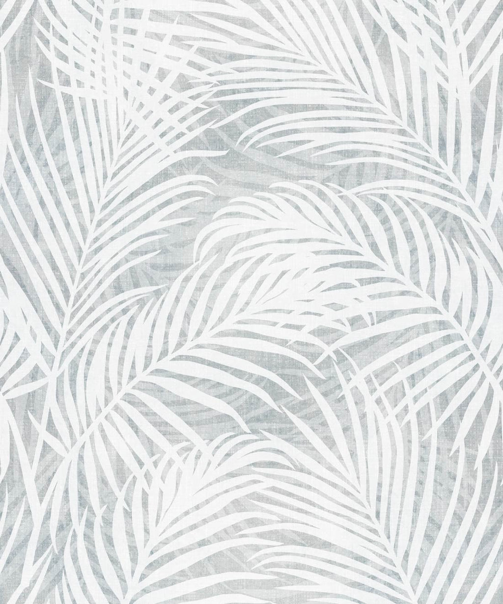 Laguna Palms Wallpaper, Gemma Blue