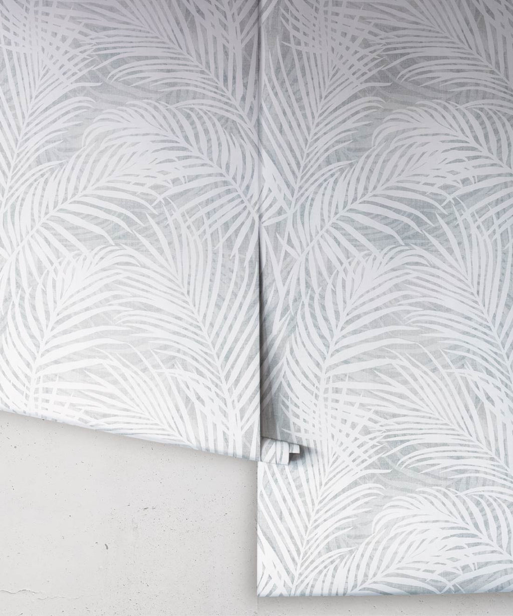 Laguna Palms Wallpaper, Gemma Blue
