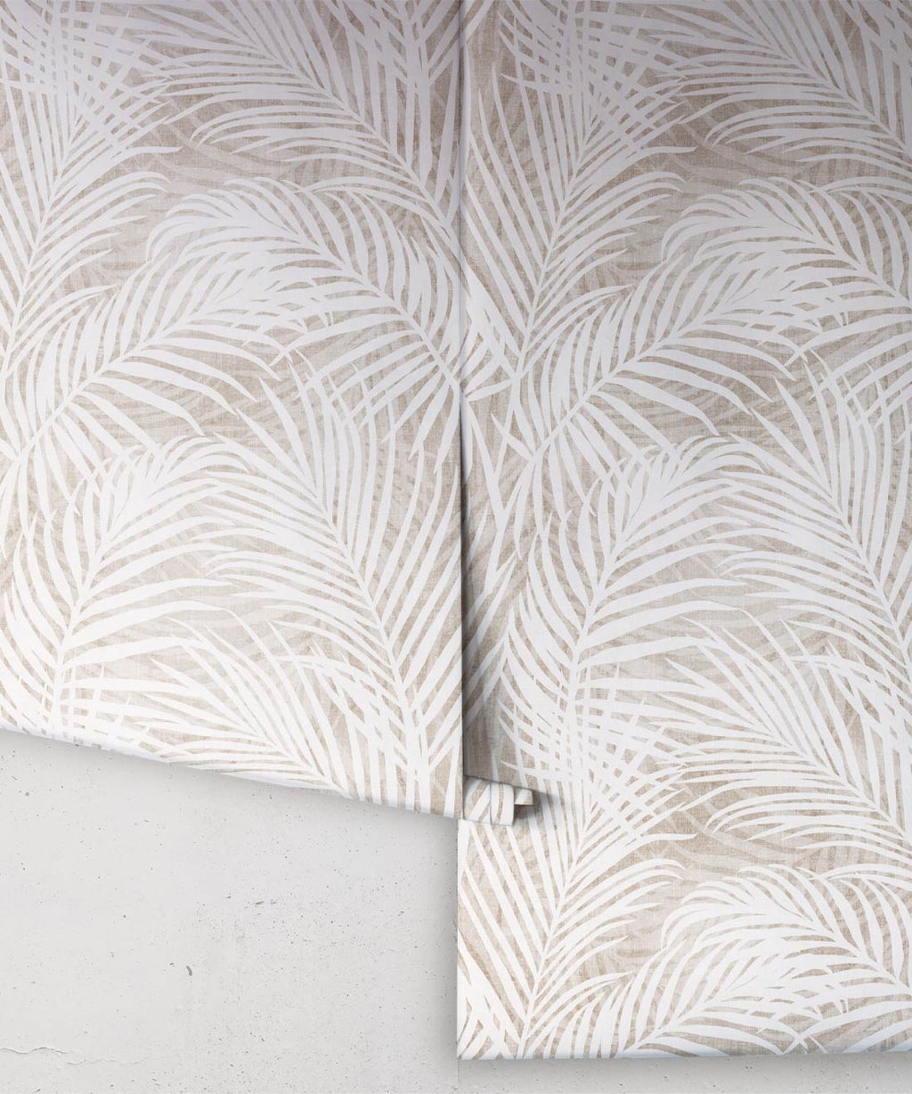 Laguna Palms Wallpaper, Vintage Wheat