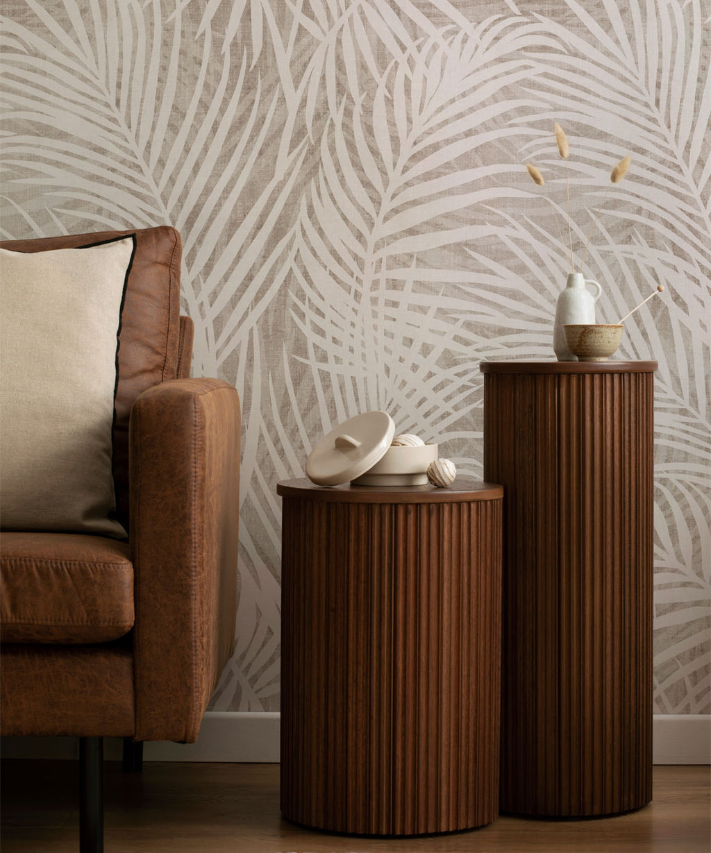 Laguna Palms Wallpaper, Vintage Wheat