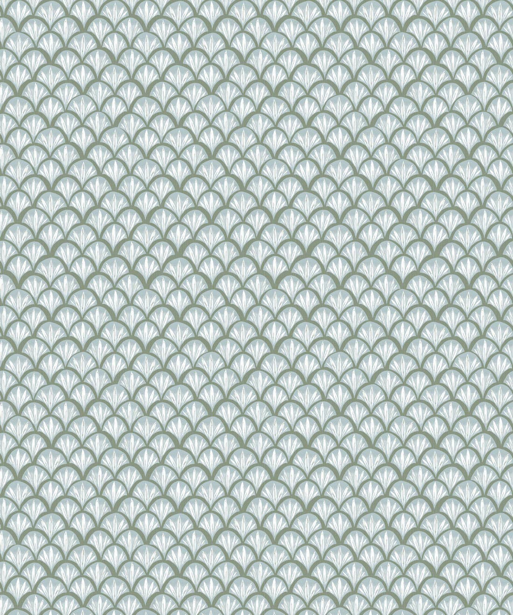 Moon Waves Wallpaper, Ferny Hazed Linens