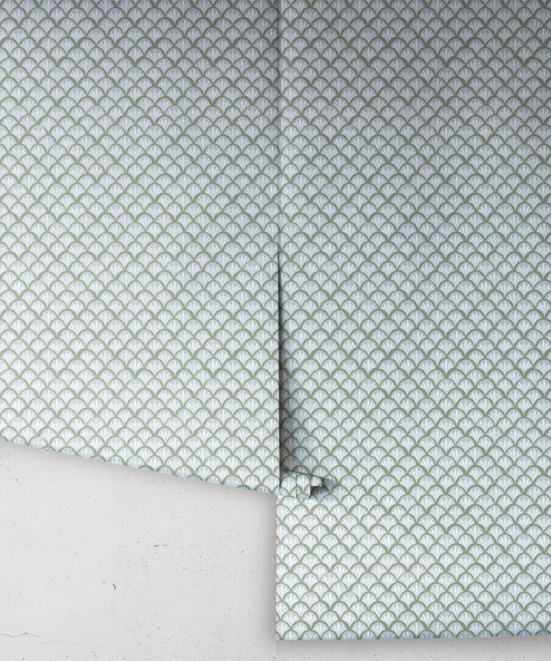 Moon Waves Wallpaper, Ferny Hazed Linens