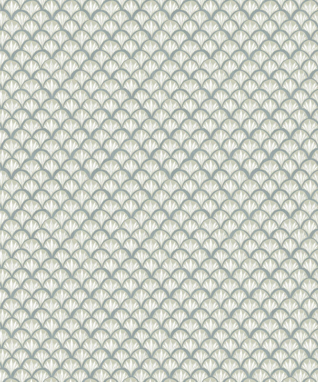 Moon Waves Wallpaper, Surf Mist Linens