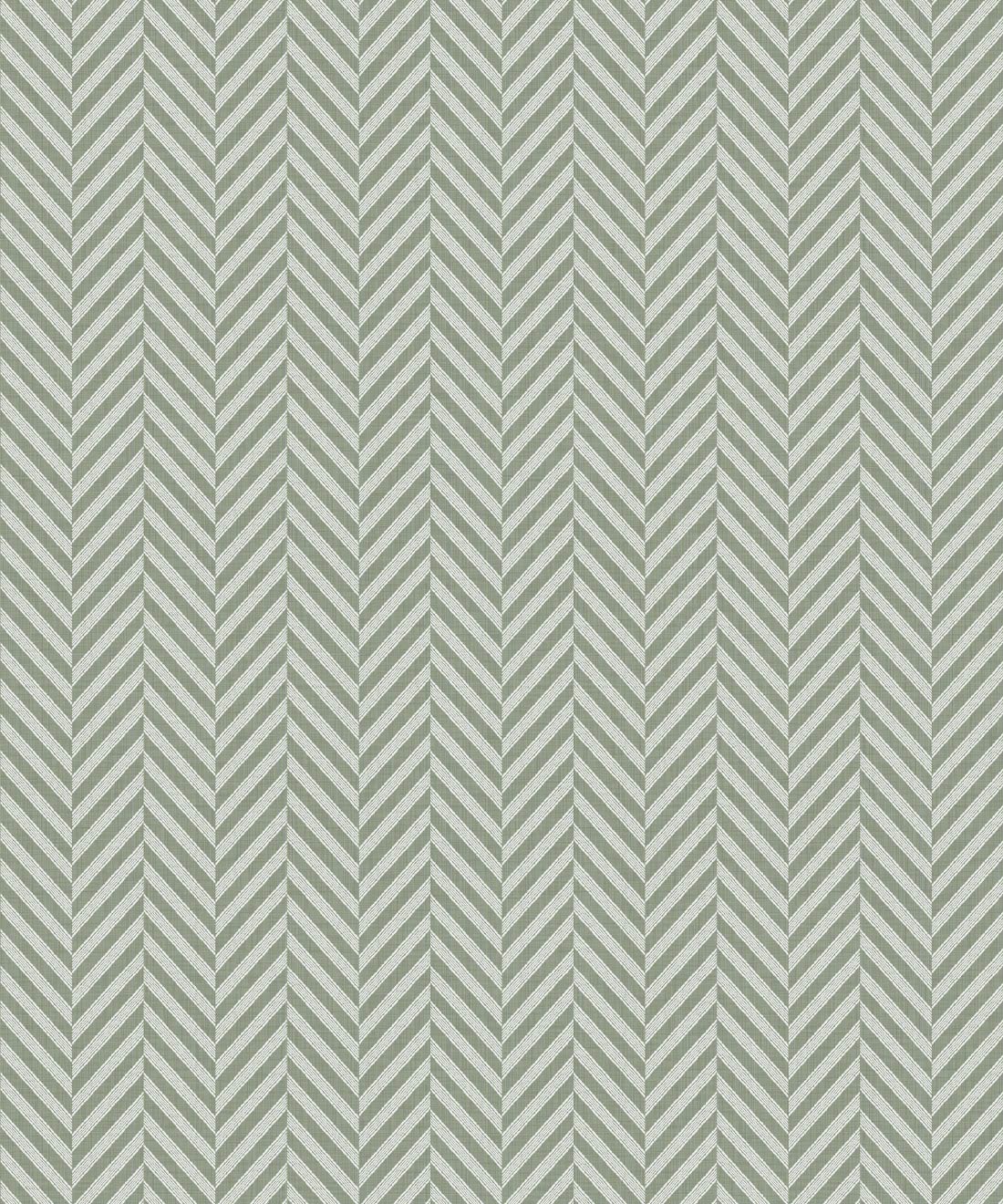 Mrs Jones Chevron Wallpaper, Fern