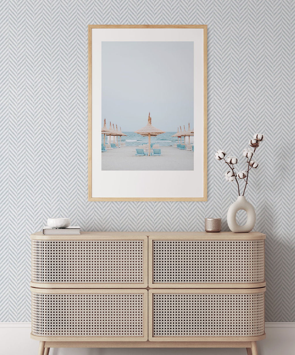 Mrs Jones Chevron Wallpaper, Stella