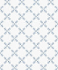 Lattice Wallpaper, Denim