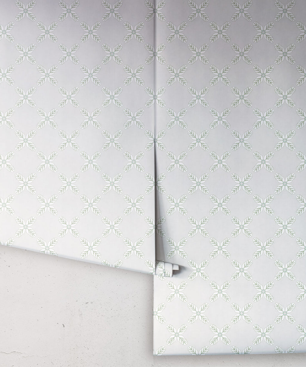 Lattice Wallpaper, Leaf
