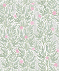Linen Seagrass Wallpaper, Forest Jena