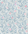 Linen Seagrass Wallpaper, Jena Blues