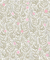 Linen Seagrass Wallpaper, Plaster