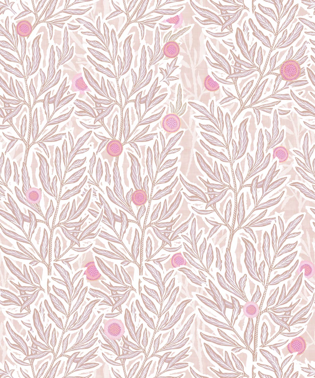 Linen Seagrass Wallpaper, Washed Vintage Dew