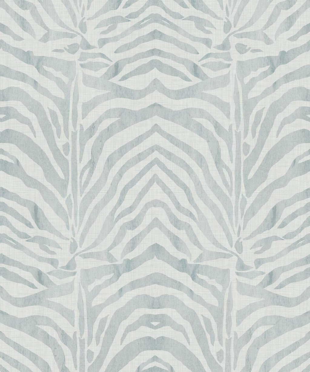 Zebra Wallpaper, Desert Sage