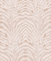 Zebra Wallpaper, Light Papaya Blush