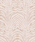 Zebra Wallpaper, Light Papaya Blush