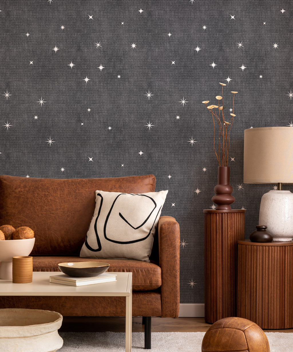 Southern Skies Wallpaper, Charcoal