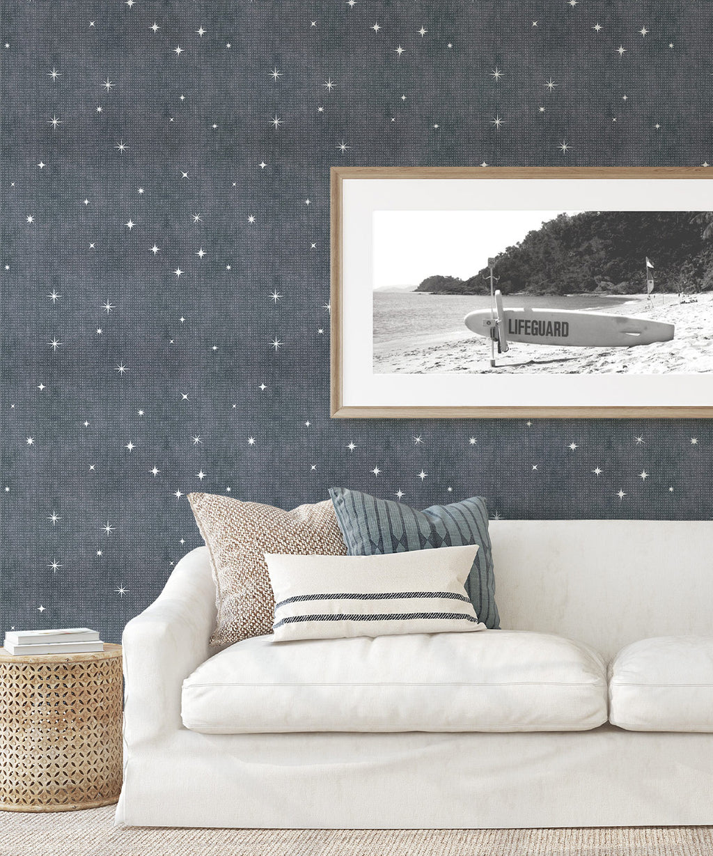 Southern Skies Wallpaper, Dark Blue