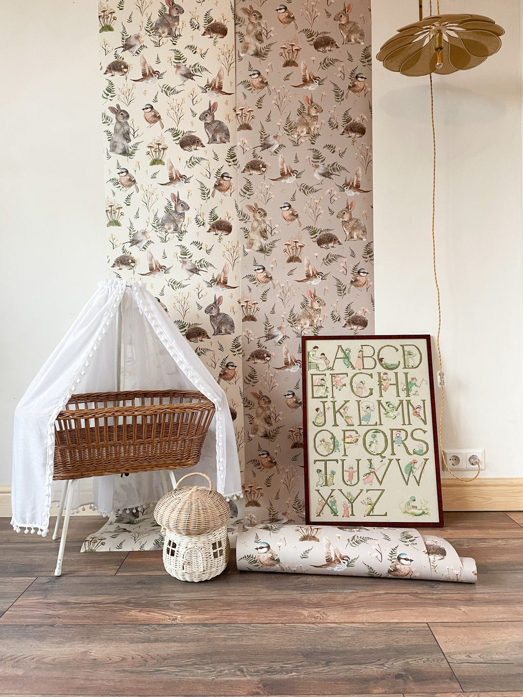 Birds & Bunnies - Dusty Rose