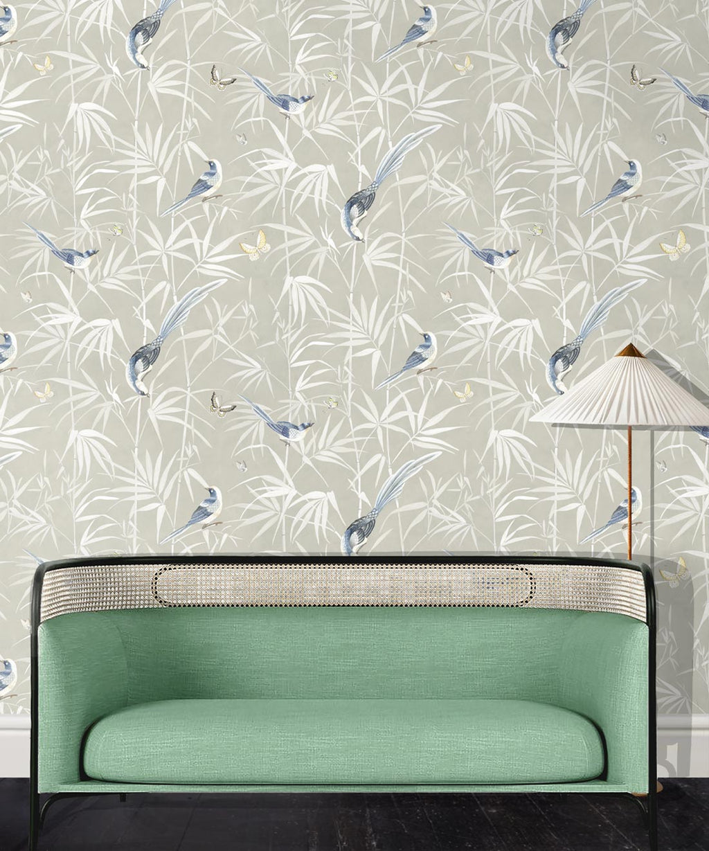 Bamboo Wallpaper, Beige