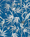 Bamboo Wallpaper, Cobalt