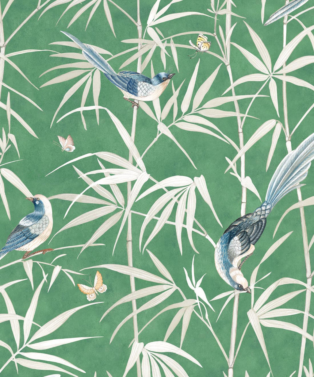 Bamboo Wallpaper, Green
