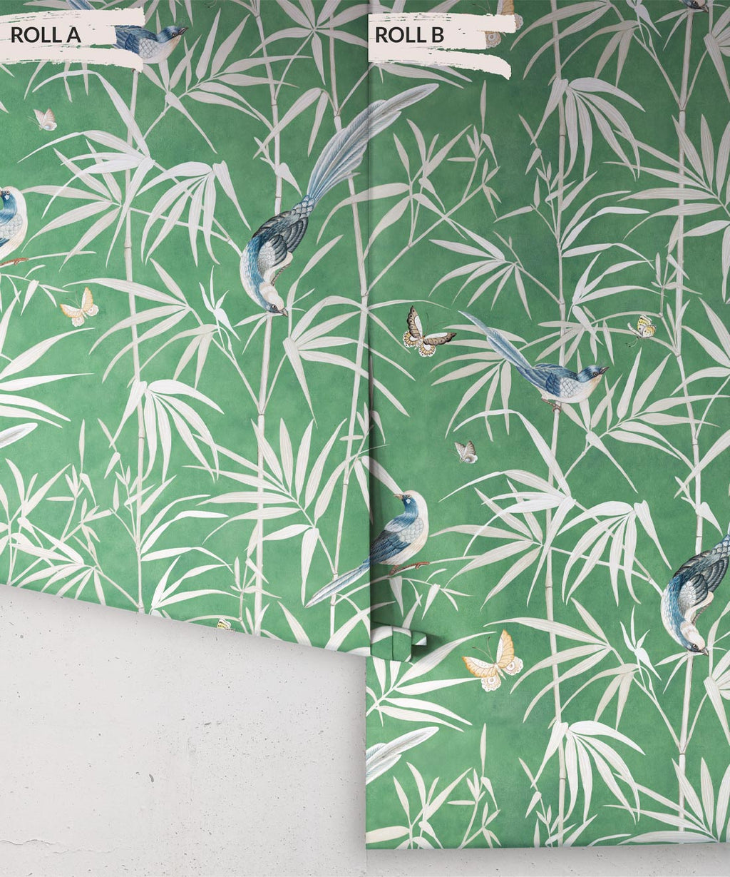 Bamboo Wallpaper, Green