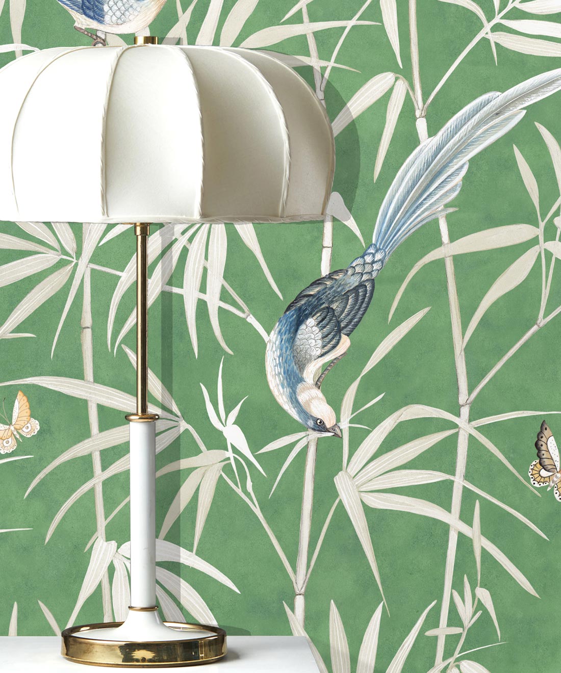 Bamboo Wallpaper, Green