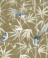 Bamboo Wallpaper, Olive