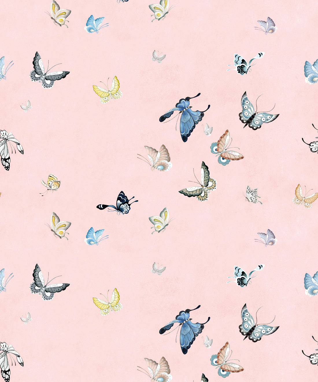 Butterflies Wallpaper, Pink